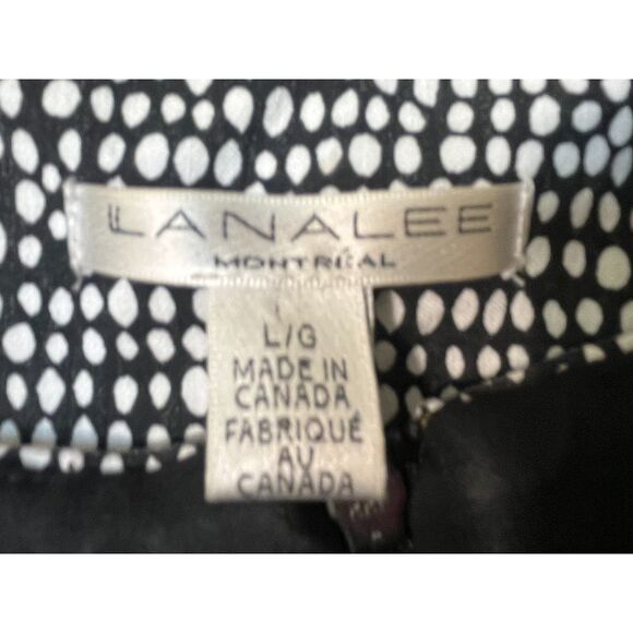 LANALEE Montreal 2 Piece Suit Dress Jacket Black Red White Career Xl/L - Picture 6 of 8